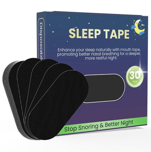 30 Pcs Black Gentle Tapes, Hypoallergenic & Pain Free Removal