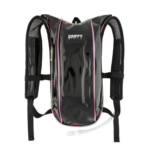 Black Hydropack Rave Hydration Backpack – LED Festival Water Backpack 2L for Women & Men – Leakproof Hydro Pack with Bladder – Anti-Theft Pockets - Rave Accessories - Music & EDM Festivals