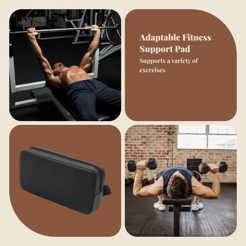 Colaxi Bench Press Pad Cushion Versatile Decline Press Bench Sports Accessory Compact Weight Lifting Men Support for Back Lift