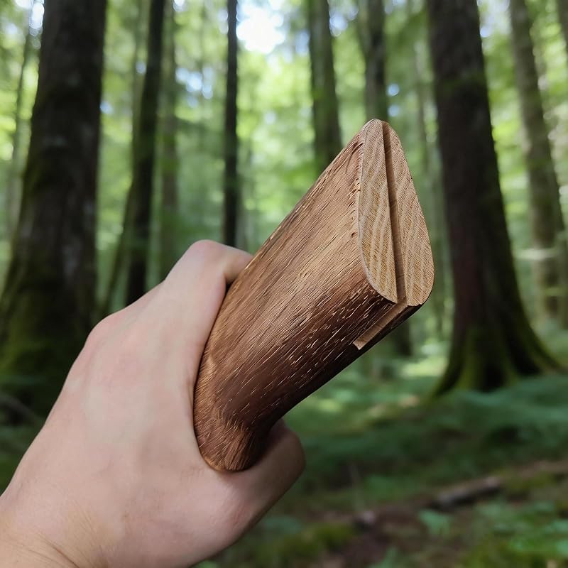 32.8-Inch Hickory Axe Handle Replacement Kit with Wedges - Includes 1 Wooden + 2 Steel Wedges (Variation of THIS listing: 32.8 Inch)