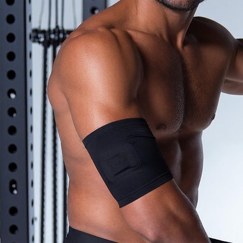 Fitcent Arm Sleeve Heart Rate Monitor Accessories for Whoop 5.0 ONE+Peak/Whoop MG Life/Whoop 4.0, Bicep Wear for Whoop 5.0 Whoop 4.0 Fitness Tracker (L)