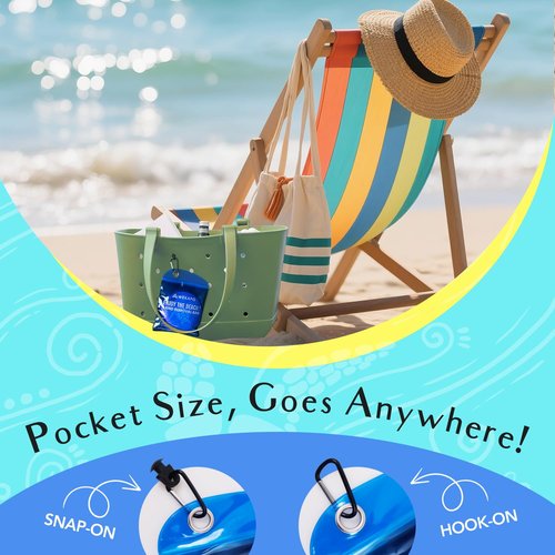 WEKAPO Sand Remover for Beach, Sand Remover Wipe Mitt Talc-Free & Reef Friendly Removal Bag for Family, Women, Must-Have Beach Essentials for Summer, Vacation and Hawaii Trip (1pcs Round Turtle)