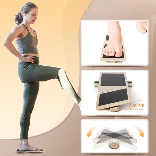 Ankle Balance Board, Foot Strength Trainer, Used for Sprain Recovery, Plantar Fasciitis Relief, Posture Correction Device, Balance Training.