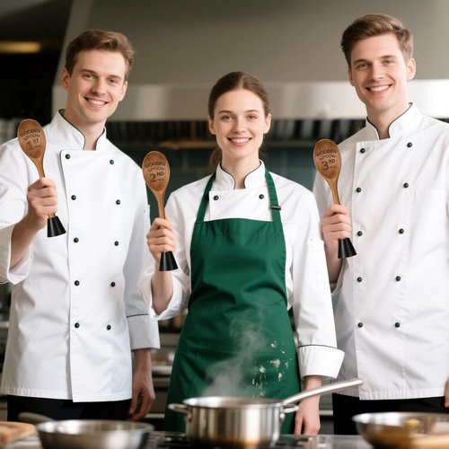 Ptwola 3PCS Wooden Spoon Award Trophies Set Funny Chili Cook Off Prizes Laser Engraved Pepper Event Winner Decorations Medals with Removable Base for Food Baking Contest Competition Party Supplies