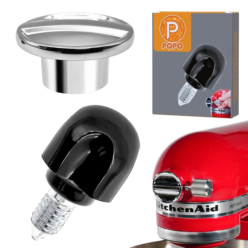 Hub Attachment Cap & Fixing Attachment Screw for KitchenAid Tilt-Head & Bowl-Lift Stand Mixers