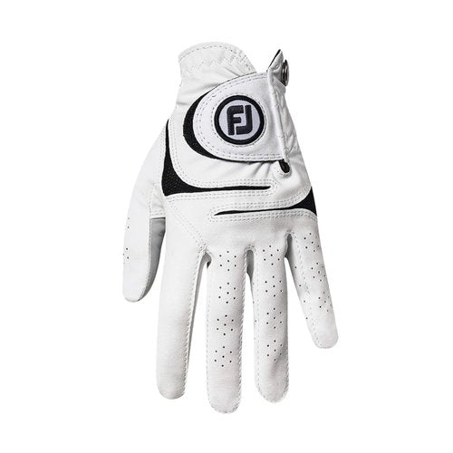 FootJoy Women's WeatherSof Prior Generation Golf Glove, White Medium/Large, Worn on Left Hand