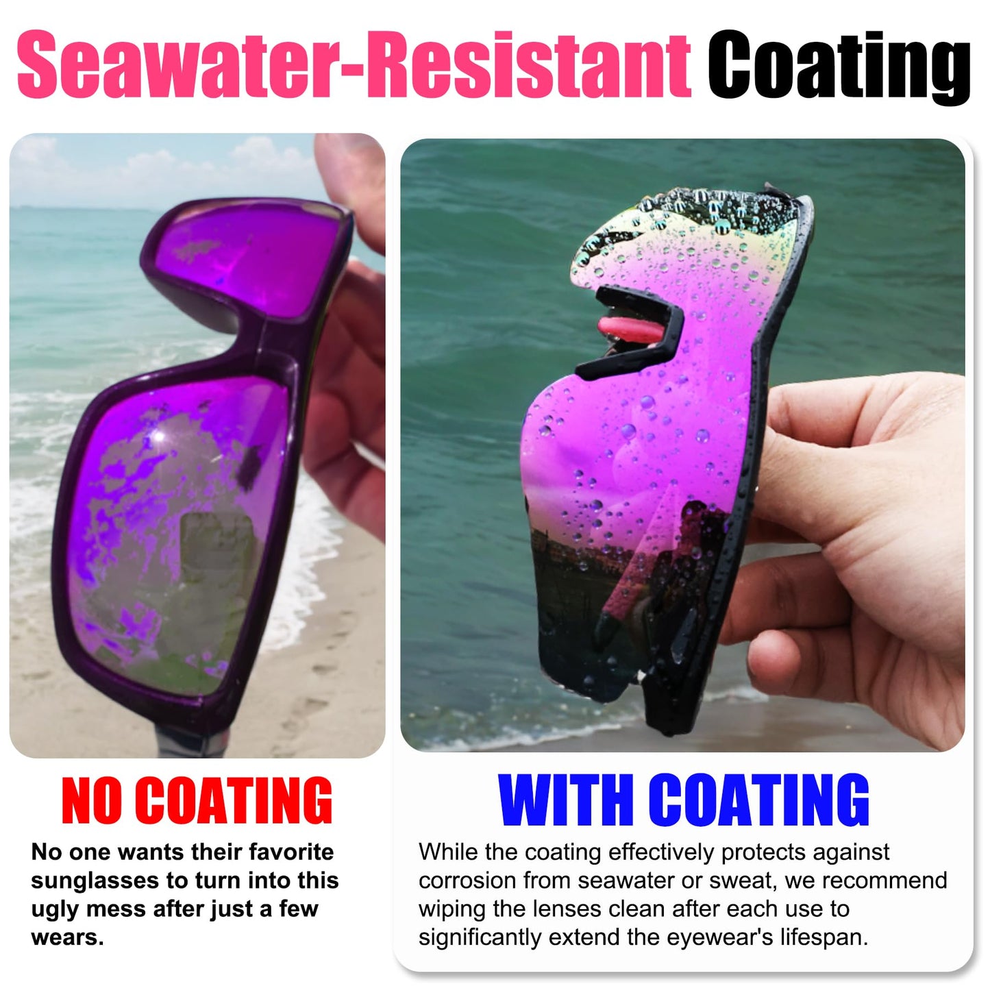 AJBAY Polarized Sports Sunglasses for Men Women,Wrap Around Sun Glasses for Running Cycling Baseball Fishing Golf Hiking
