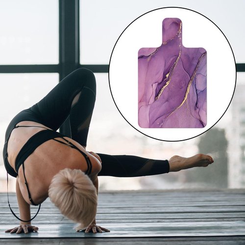 rockible Pilates Mat for Reformer Anti Slip 61Cmx99.6cm Workout Cover Towel Thick Lightweight Professional Suede Meditation Pad Pilates Reformer Mat, Style B