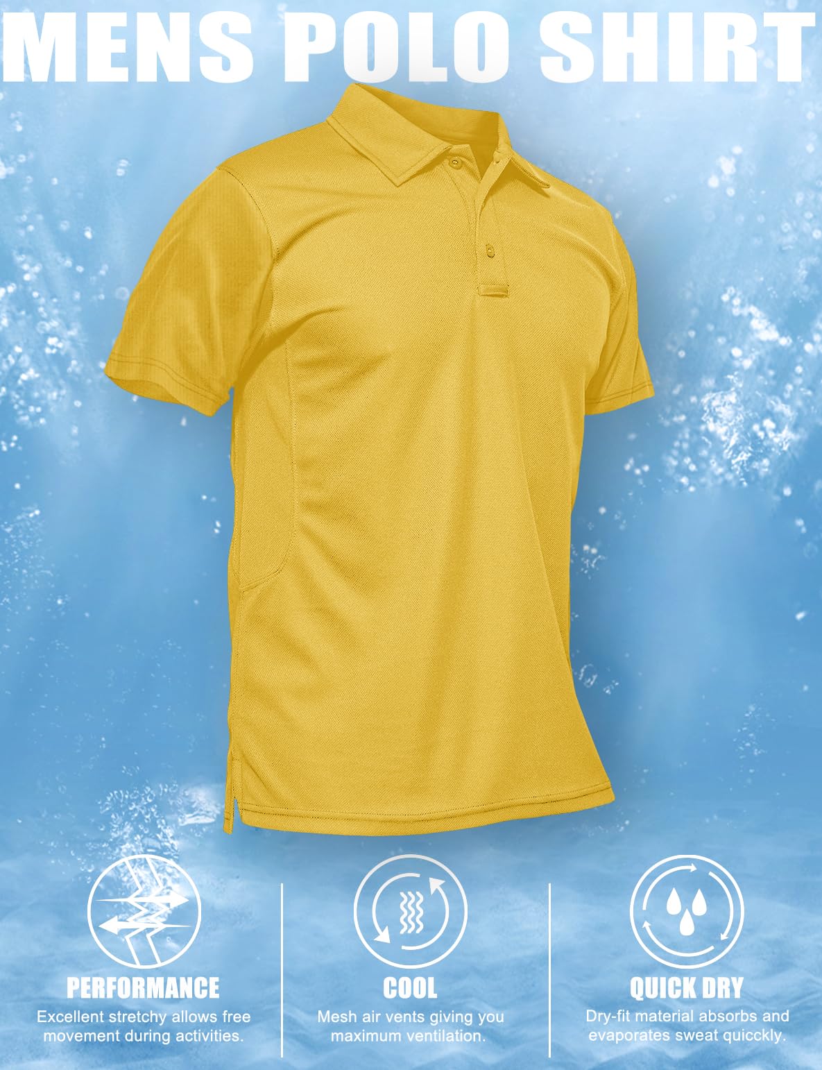 T Shirts for Men Polo Shirts Golf Shirts Fishing Shirts Tactical Polo Short Sleeve Casual Shirt Mens Summer Shirts Army Shirts Workout T-Shirt Mens