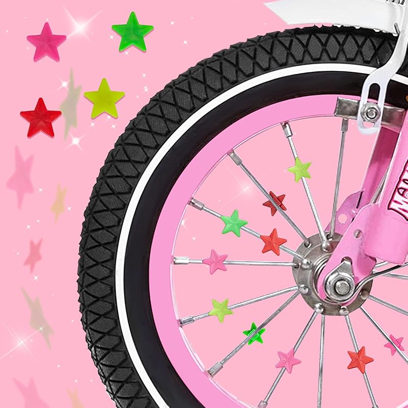 Kids Bike Basket Set with Unicorn Bracelet, Bell, Streamers & Stickers for Girls