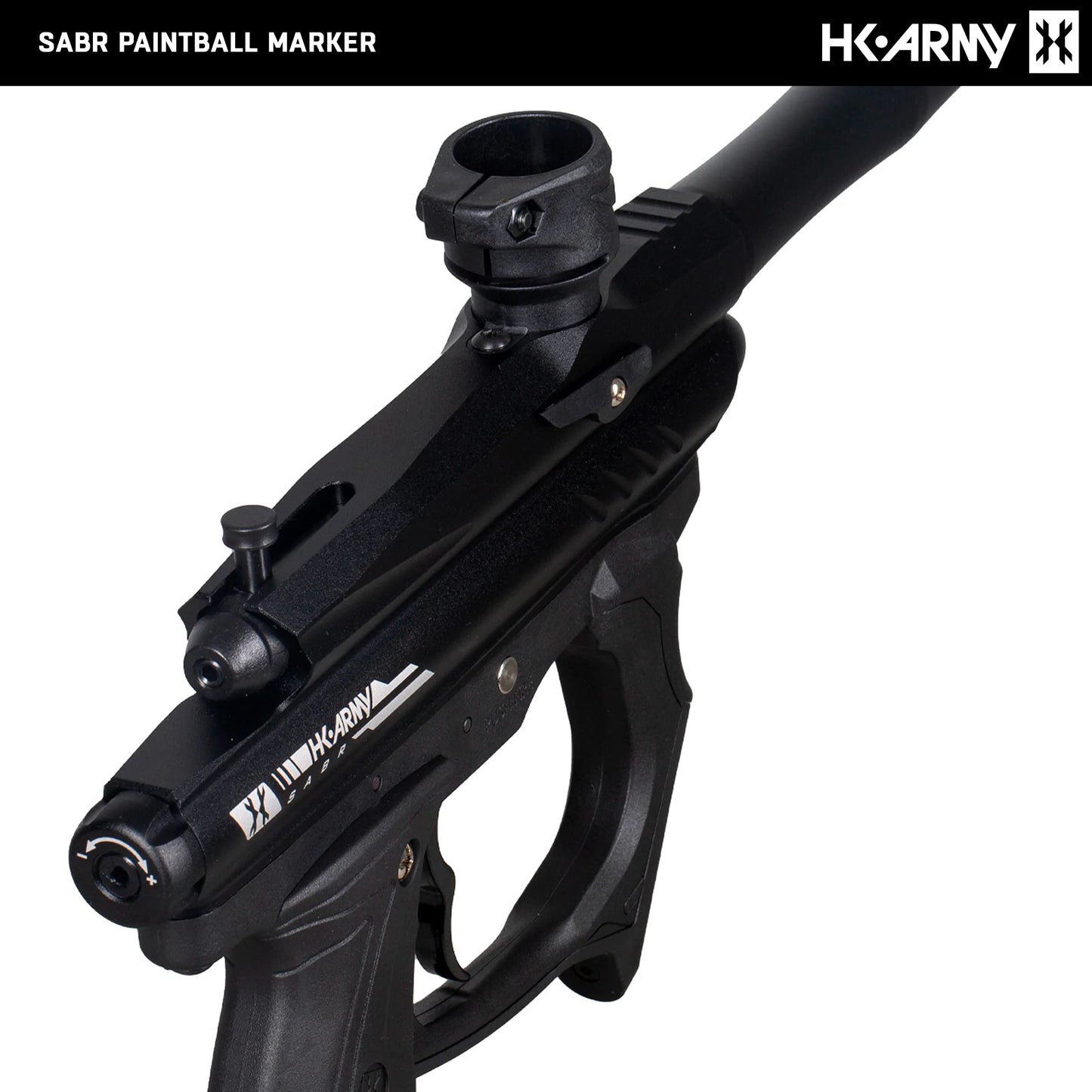 HK Army SABR Paintball Gun CO2 Marker Starter Package (Black)