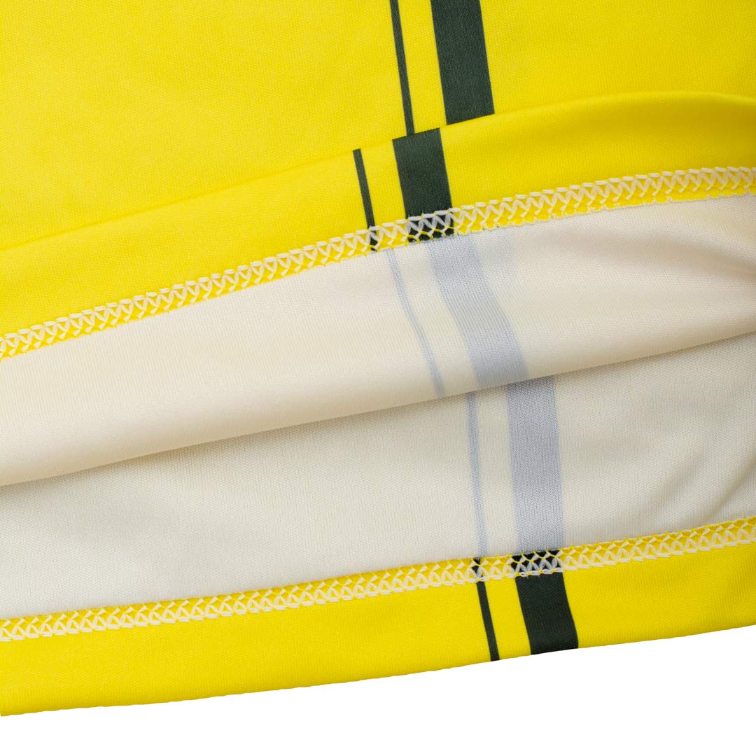 New! 2018 Soccer Referee Jersey Full Sleeve (2018 Yellow, Adult Small)