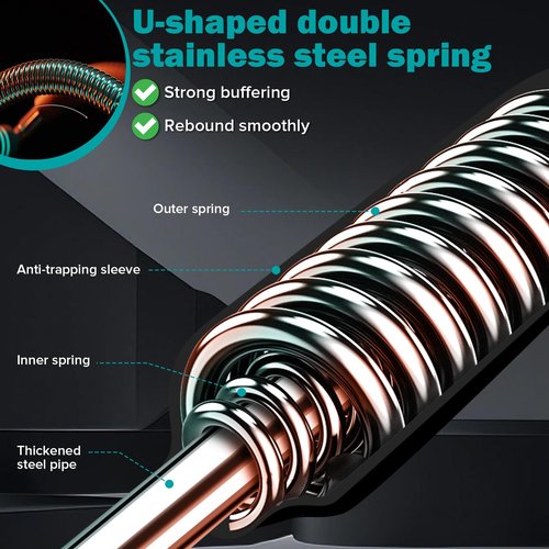 Twister Arm Exerciser 60-110lb Home Fitness Equipment Men's Strength Training Adjustable Spring Exercise Bar Chest Workout Equipment