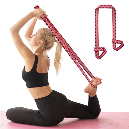 ZOOEASS Yoga Mat Strap, Adjustable Durable Yoga Mat Carrier & Stretching Strap, 5.9feet, Multiple Color Choices(Color30)