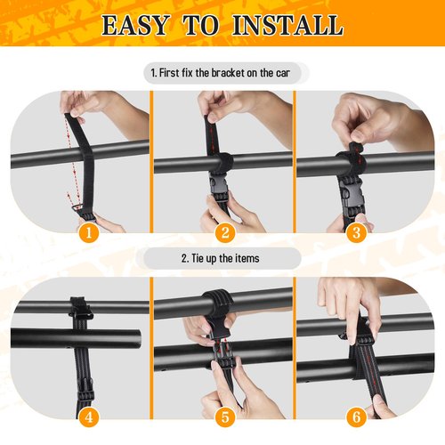 Mixsuper 4pcs Shovel Holder for Roof Rack for 1-4 Inches Tools Equipment Quick Release UTV Roof Rack Nylon Holder Adjustable Shovel Holder Easy Installation UTV Roof Rack Accessories