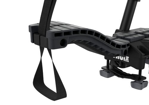 Thule Compass Kayak and SUP roof rack - Carries 2 kayaks or 2 SUPs - J-style carrier - Universal mounting hardware included - Fits 36" wide kayaks and SUPs - 130lb weight limit