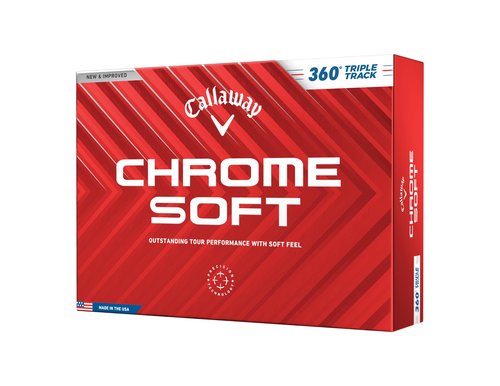 Callaway Golf Chrome Soft Golf Balls (360 Triple Track (White)