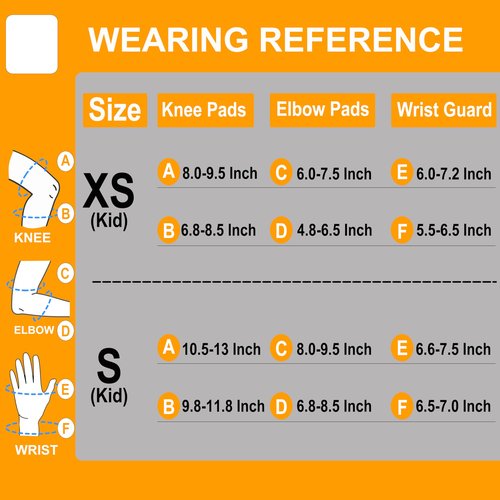 ENHEREWE Kids Protective Gear Set Include Wrist Guard,Knee Pads and Elbow Pads for 12-18 Youth,Protective Gear Set for Skateboarding Cycling Bike Rollerblading Scooter,Pink and Size S
