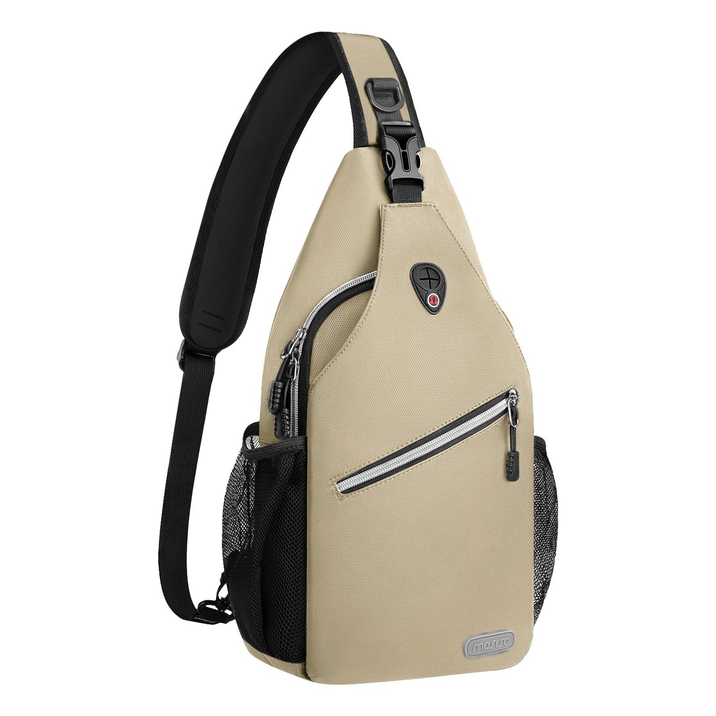 MOSISO Small Sling Bag for Men, Crossbody Shoulder Chest Daypack Bag