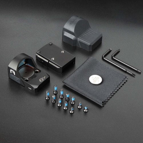 GOWUTAR A20 Shake Awake Red Dot Sight for RMR Pistol Cut 2 MOA 1x24mm Reflex Sight 7075 Aluminum Pistol Optic with Picatinny Rail Mount