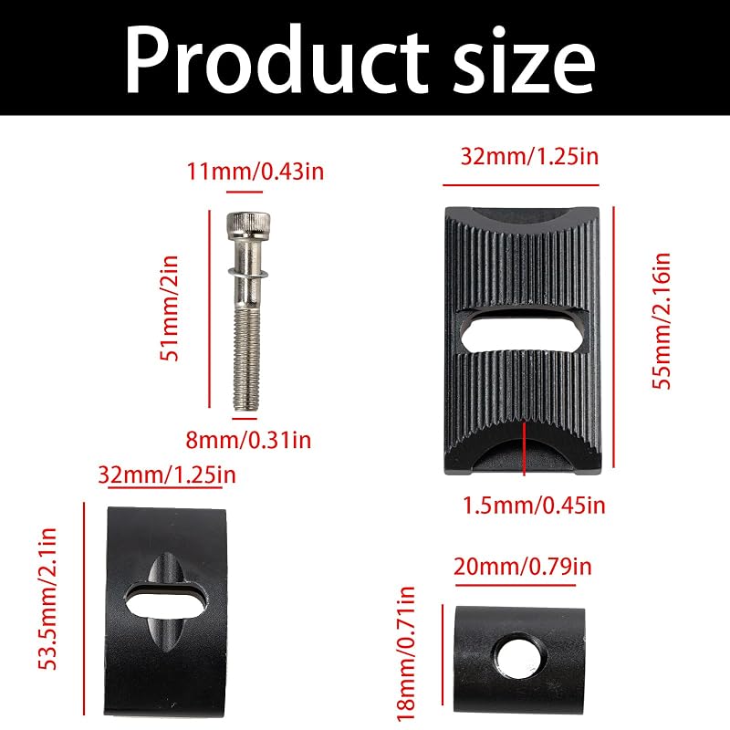 Bicycle Seatpost Clamp Head Aluminum Alloy Seat Rod for Mountain Bike