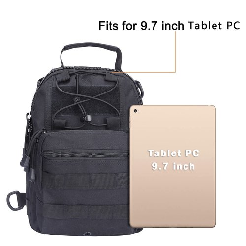 G4Free Outdoor Tactical Bag Backpack, Military Sport Bag Pack Sling Shoulder Backpack Tactical Pack for Every Day Carry