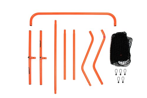 CHAMPRO Brute Heavy-Duty Steel Frame Baseball/Softball Pitcher's Z Screen Batting Cage Practice Net, 7'x 5?? ORANGE