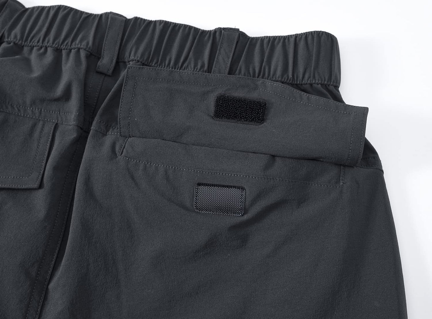 YSENTO Women's Hiking Pants Lightweight Stretch Quick Drying UPF 50 Camping Travel Work Cargo Pants 6 Pockets Dark Grey Size XL