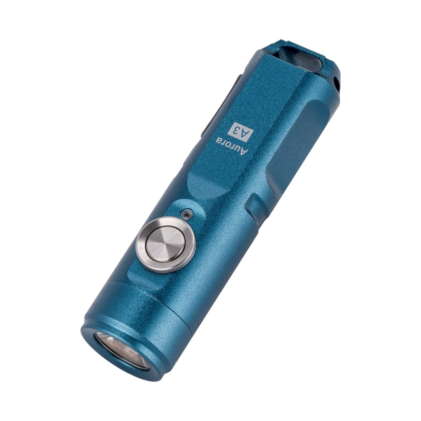 RovyVon A3 Gen 4 Mini Keychain Flashlight, Super Bright 650 Lumens, USB C Rechargeable EDC Flashlight Water-Resistant, Compact and Portable for Everyday Carry, Camping, Hiking, Emergency (Blue)