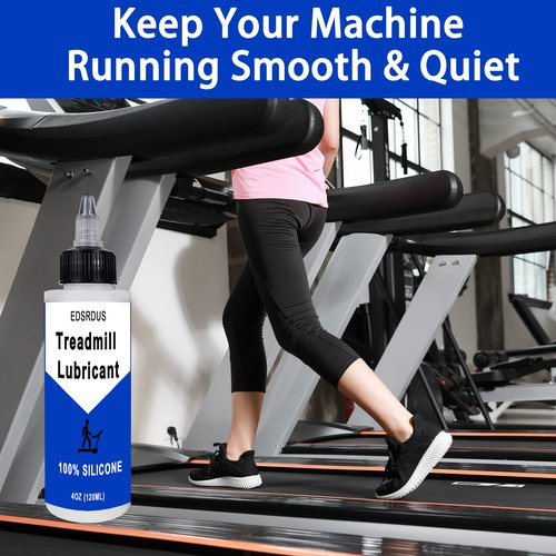 EDSRDUS Treadmill Belt Lubricant 100% Silicone Oil Ideal for All Treadmill Brands Extend Lifespan Easy to Apply with Both a Precision Twist Cap and an Application Tube