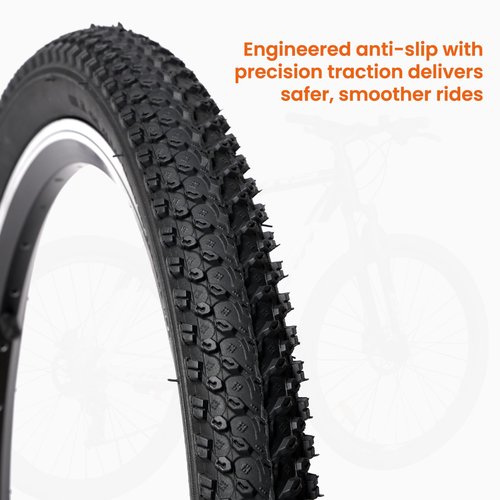 Lukasports 2Pcs Mountain Bike Tires and 2Pcs Tubes Set, 20”x1.95”- 2.125” Bike Tire & 1.75”- 2.125” AV 32mm Inner Tubes, Folding Replacement Tires, Puncture-Resistant 20x1.95 Road Kid Bike Tire
