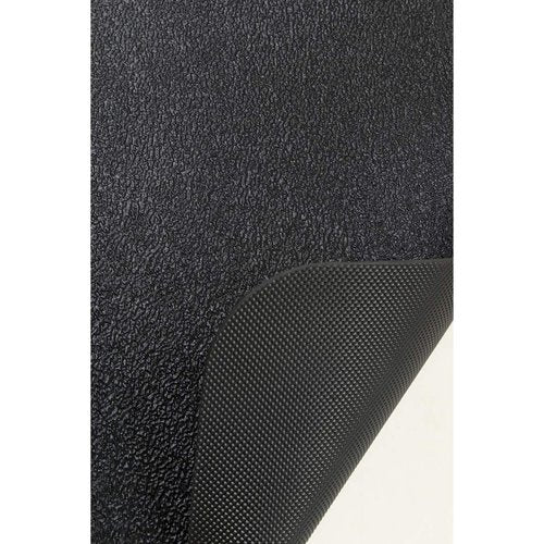 MotionTex Exercise Equipment Mat for Under Stationary Bike, Spin Bike, Exercise Bike, Treadmill, Fitness Equipment, Home Gym Floor Protection, 24" x 48", Black