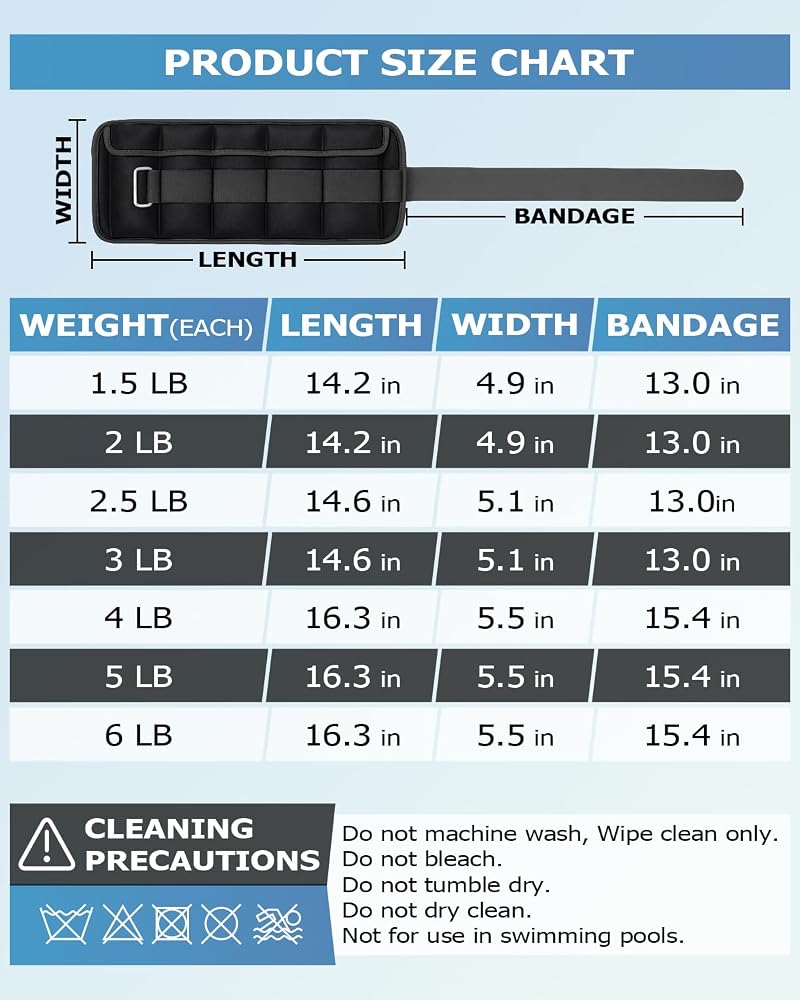 Adjustable Ankle Weights 1-6 lbs Pair with Removable Weights - Black (3 lb per side)