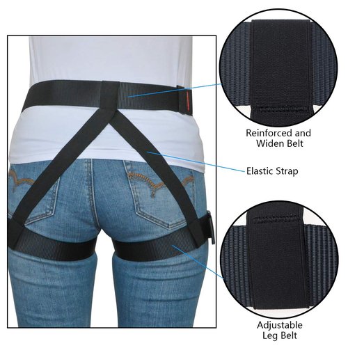 HeeJo Climbing, Rock Climbing, Half Body for Rappelling Fire Rescuing Tree Climbing Gear
