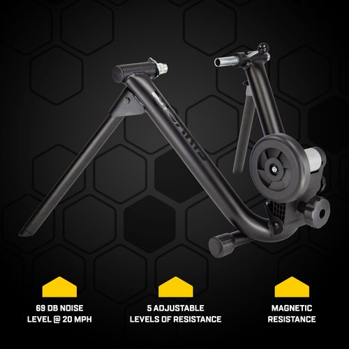 Saris Magnetic Indoor Bike Trainer, Magnetic Resistance, Compatible with Zwift App