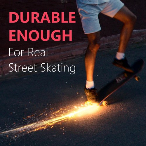 Sexkeeplood Skateboard Spark Plate for Ultimate Thrills,Elevate Your Riding Experience,Electrify Your Skateboarding Experience,Black