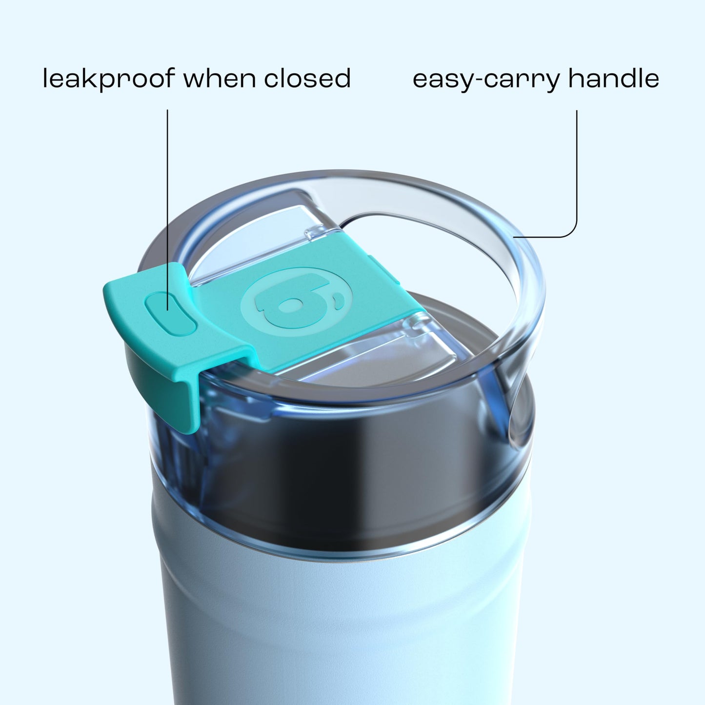 bubba 32 oz Dualsip Insulated Stainless Steel Water Bottle with Straw - Reusable, Leakproof, Lightweight, Dishwasher Safe, Lead-Free and BPA-Free, Daydreamin'