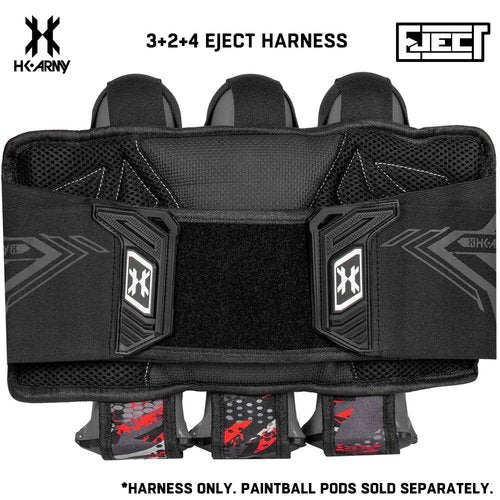 HK Army 3+2 Eject Paintball Harness Pod Pack - Scorch