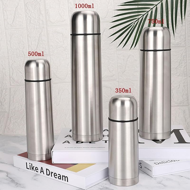 33 Oz Insulated Stainless Steel Water Bottle with Cup – Double Wall Vacuum Flask