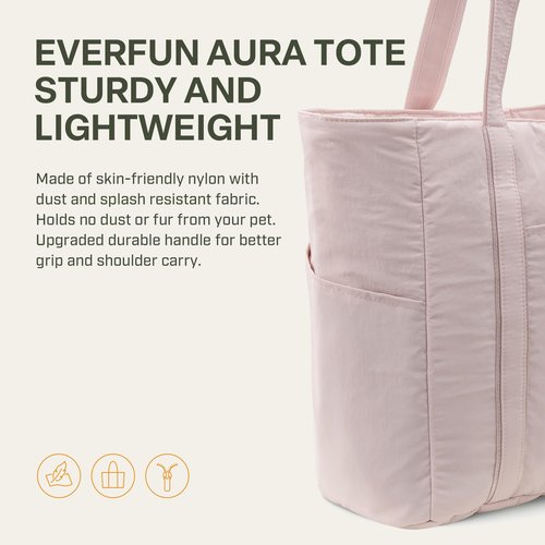 Everfun Large Tote Bag for Women, Gym Tote with Wet Compartment for Daily Yoga, Laptop Work Bag, Travel, Weekend, Beach, Dance, Lightweight, Pink