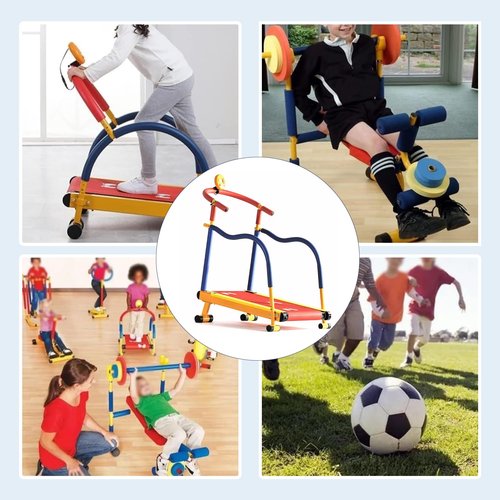 Kids Treadmill Workout Equipment - Indoor Toddler Gym, Toddler Treadmills for Home (Large)