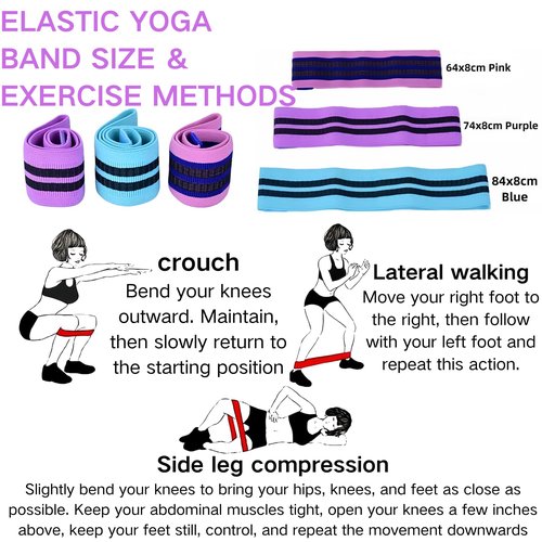 Pilates Essentials Kit for Women, Yoga Sets at Home for Women, Pilates Rings Booty Bands, Hip Exercise Band Yoga Ball 25cm Figure 8 Resistance Band for Stretching