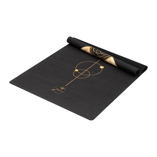 Yvonne Golden Bloom Travel Yoga Mat - Ultra Thin 1/16??(1.5mm), Lightweight, Foldable & Non-Slip for Travel & Home + Free Carrying Strap
