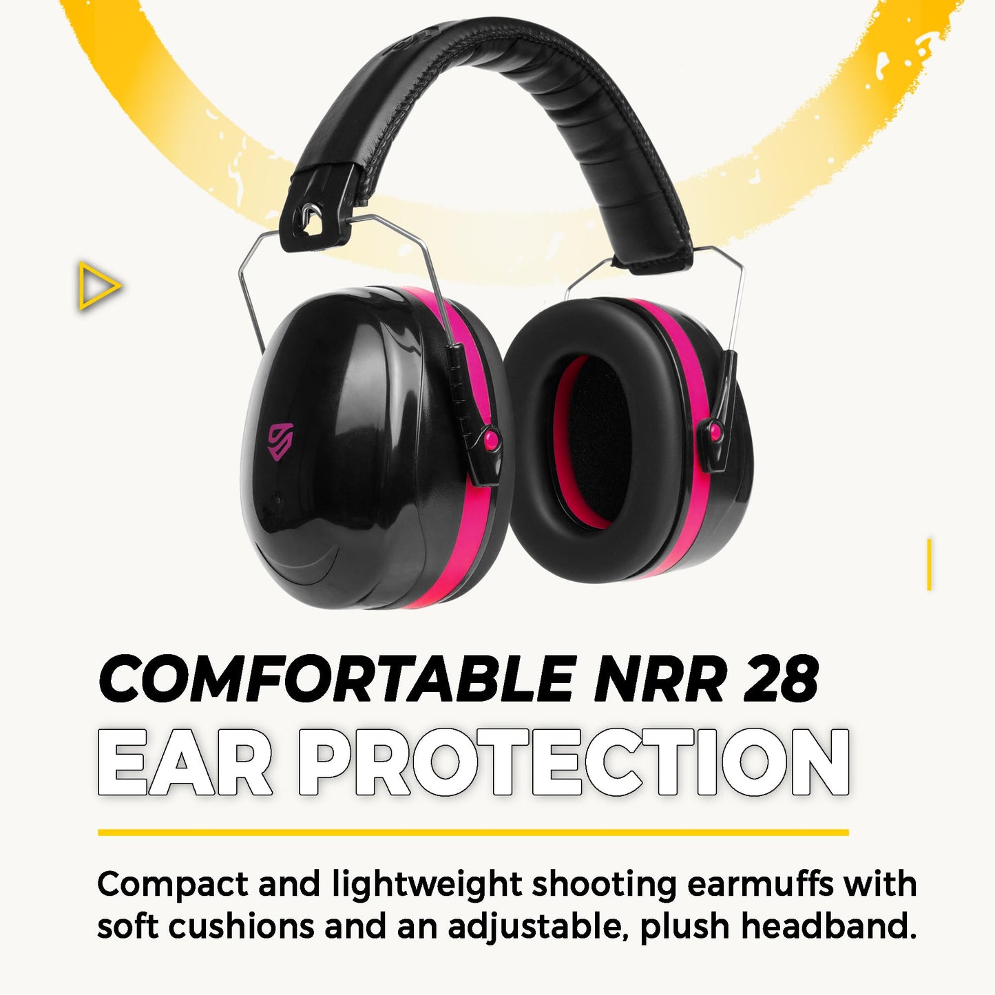 TradeSmart High-Performance Earmuffs for Shooting Range & Shooting Eye Protection Glasses + Firearm Confidence Course Included
