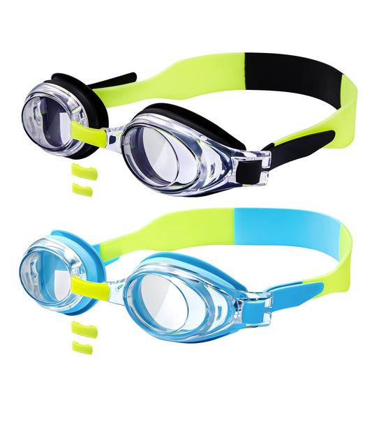 Aegend Kids Swim Goggles (2 Pack) No Leaking Waterproof Swimming Goggles