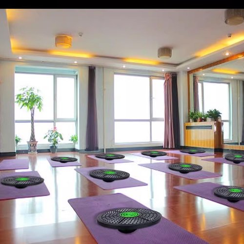 puzoxi Balance Board Maze, Balance Board with Marble Maze, 10°-30° Tilt Non-Slip Round Fitness Wobble Boards for Core Strength & Posture Training for Gym, Yoga & Home Office Use(Purple)