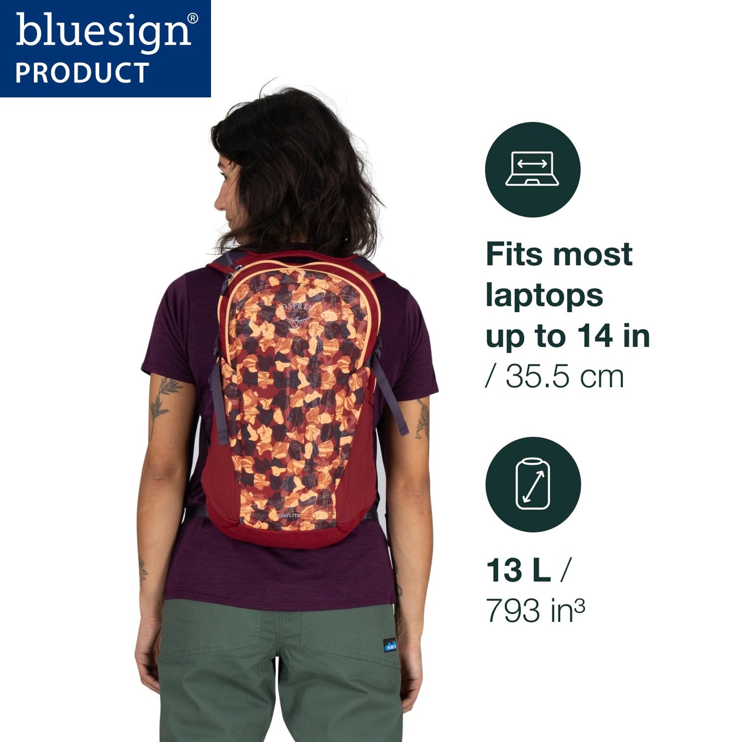 Osprey Daylite Commuter Backpack, Tumbleweed Yellow/Tunnel Vision