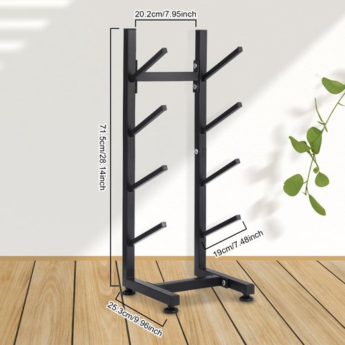 BiJun Skateboard Racks Floor Stand, 4-Layer Skateboard Holder,Snowboard Storage Rack, Skateboard Organizer Floor Stand for Deck, Longboard, Snowboard, Standard Skateboards, Mini Cruiser Skateboard