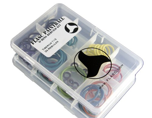 Flasc Paintball Tiberius T15 3X Color Coded Paintball o-Ring Rebuild kit