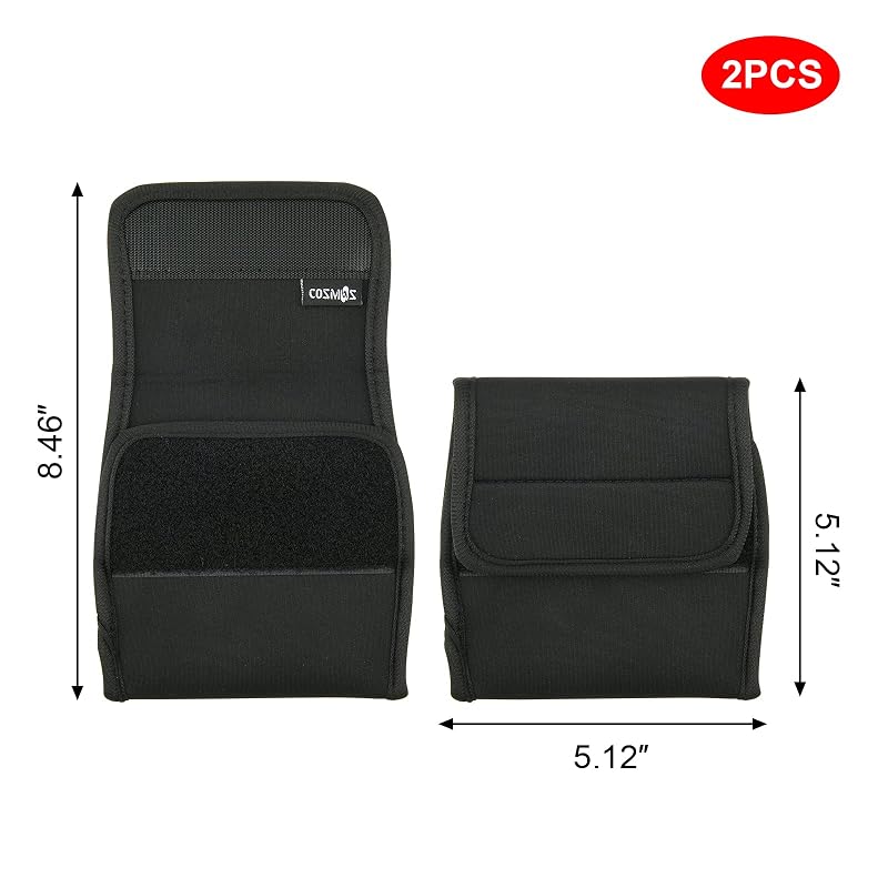 Cosmos 2 Pcs Neoprene Pedal Covers 5.12" x 5.12" for Bikes – Anti-Scratch Pedal Sleeves